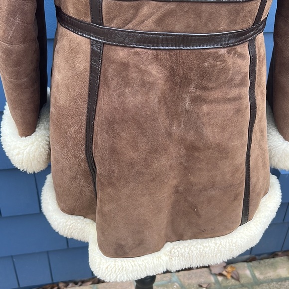 Vintage shearling med. coat coat warm! Penny Lane and Alice & Olivia style! - Picture 6 of 10